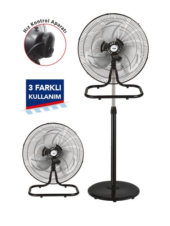 RAKS SF 18 BALOS Sanayi Tipi Vantilatör 90W